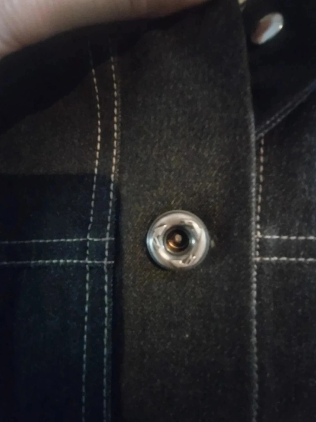 Veste preta de material duplo, Garella, T5 – photo 4